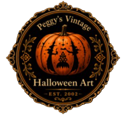 Peggy's Vintage Halloween Art crest