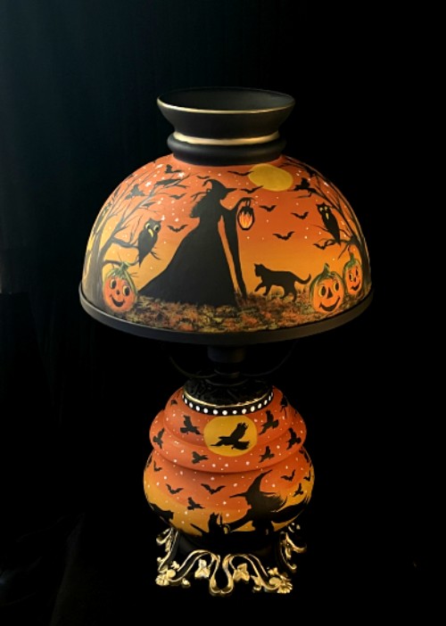 Custom Order for Sue - Vintage Halloween Gone with the Wind Lamp